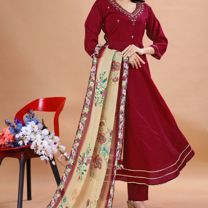 Anarkali Kurti Set